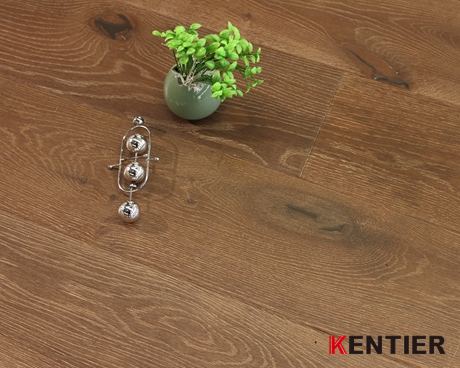 K5123-Wire Brushed Oak Top Layer with Brown Lacqueer Finished
