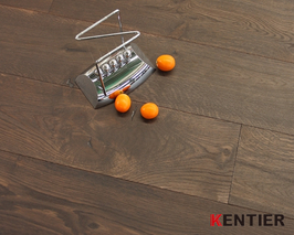 K5121H-15mm Thickness Oak Multi-engineered Flooring with Brushed Treatment