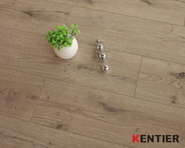 K10405-Brown Color Laminate Flooring with Random Length